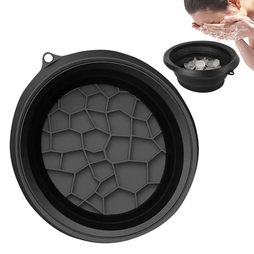 Collapsible Silicone Face Cold Compress Container (4x set)